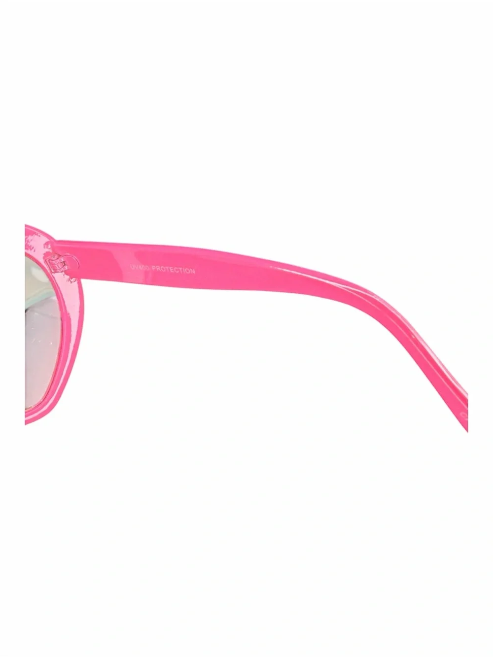 Cute Womens Lolita Sweet Heart Shape Sunglasses Hot Pink